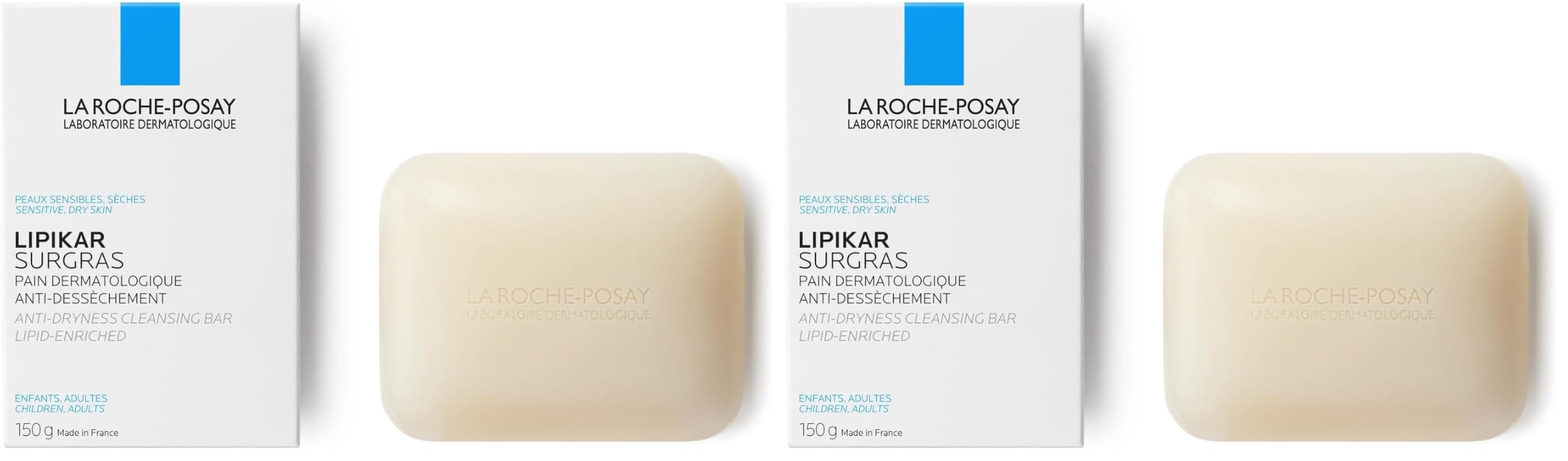 la-roche-posay-lipikar-surgras-pane-detergente-schiumogeno-150-g image 3