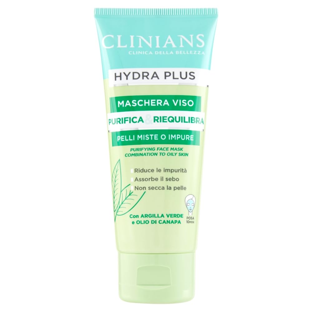 clinians-hydra-plus-maschera-viso-purificante-75-ml image 1