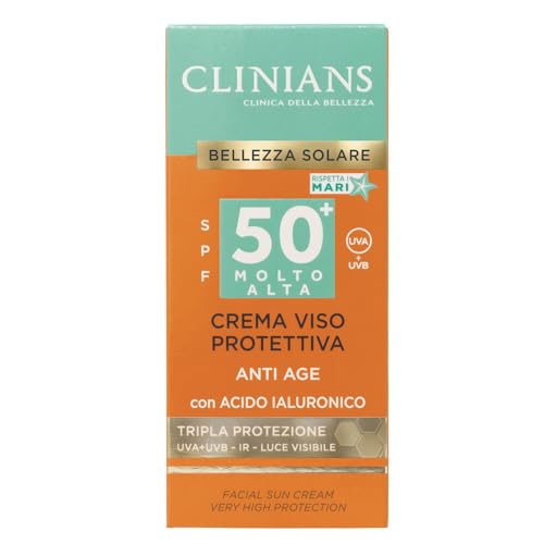 clinians-crema-solare-viso-anti-age-spf50-50ml-con-peptide-e-vitamina-e image 3