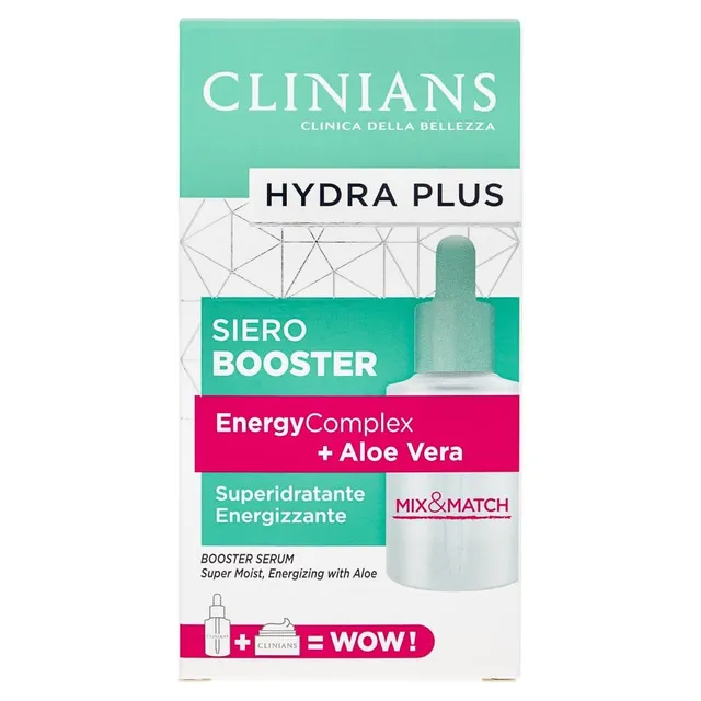 clinians-hydra-plus-siero-booster-viso-30ml-con-aloe-bio image 1