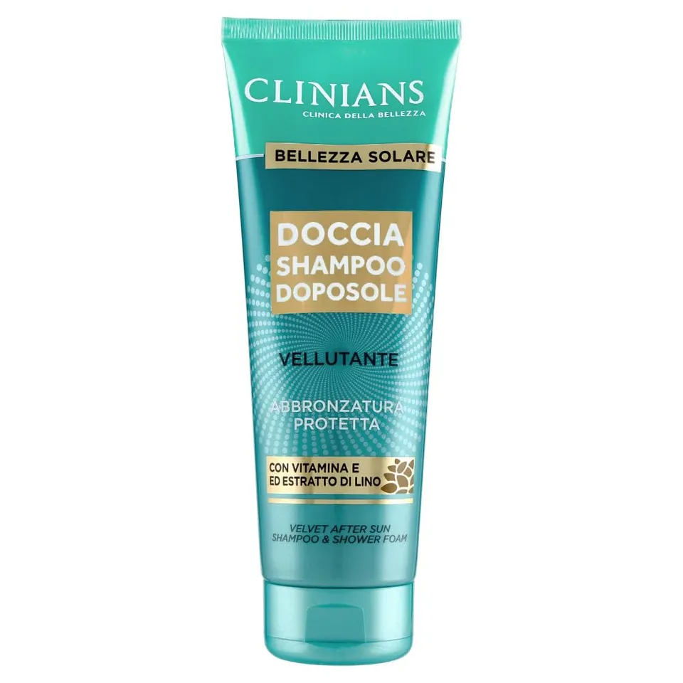 clinians-doccia-shampoo-doposole-vellutante-250ml-con-vitamina-e image 1