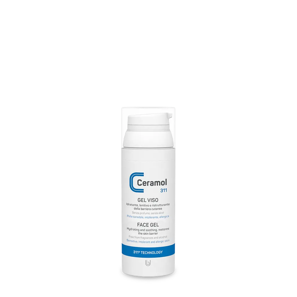 ceramol-gel-viso-50-ml-idratante-con-ceramide-3-e-acido-ialuronico image 1