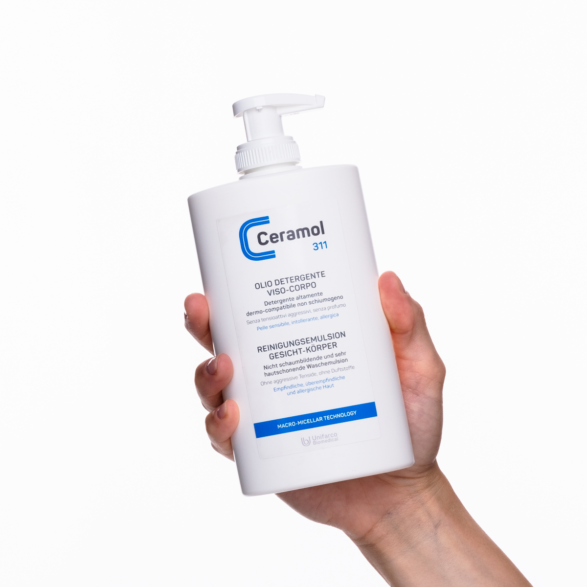ceramol-olio-detergente-viso-corpo-400-ml image 2