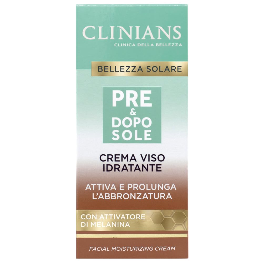 clinians-crema-idratante-pre-dopo-sole-viso-50ml-con-attivatore-melanina image 1