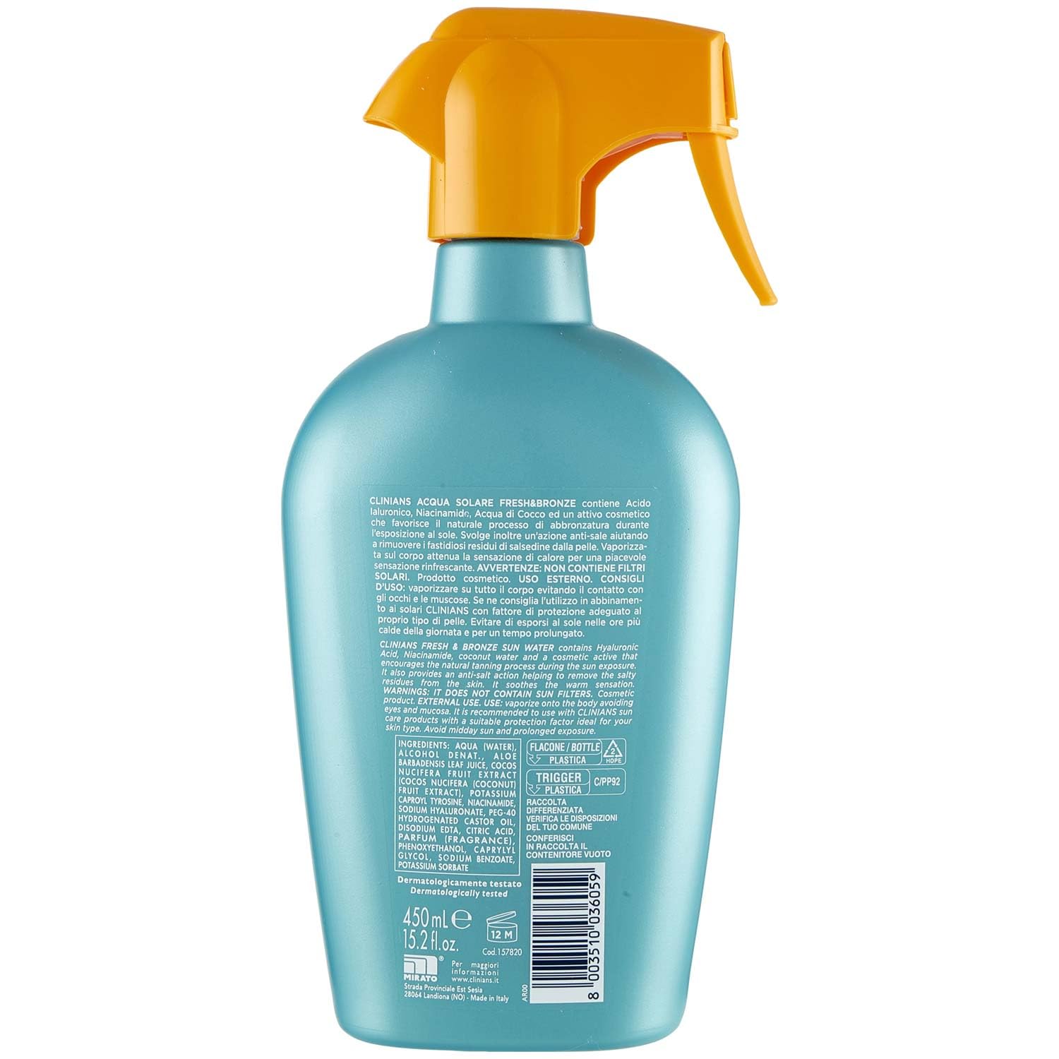 clinians-fresh-bronze-acqua-solare-abbronzante-450-ml image 3