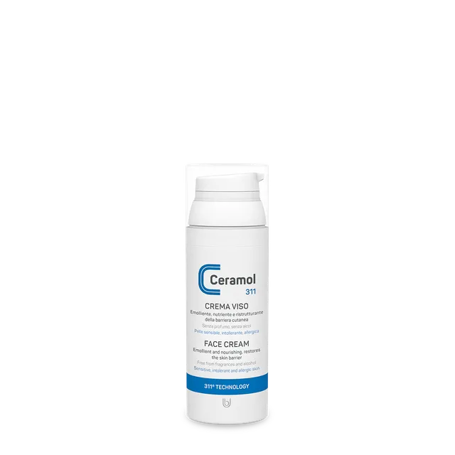 ceramol-311-crema-viso-pelli-secche-antirossore-50-ml image 1
