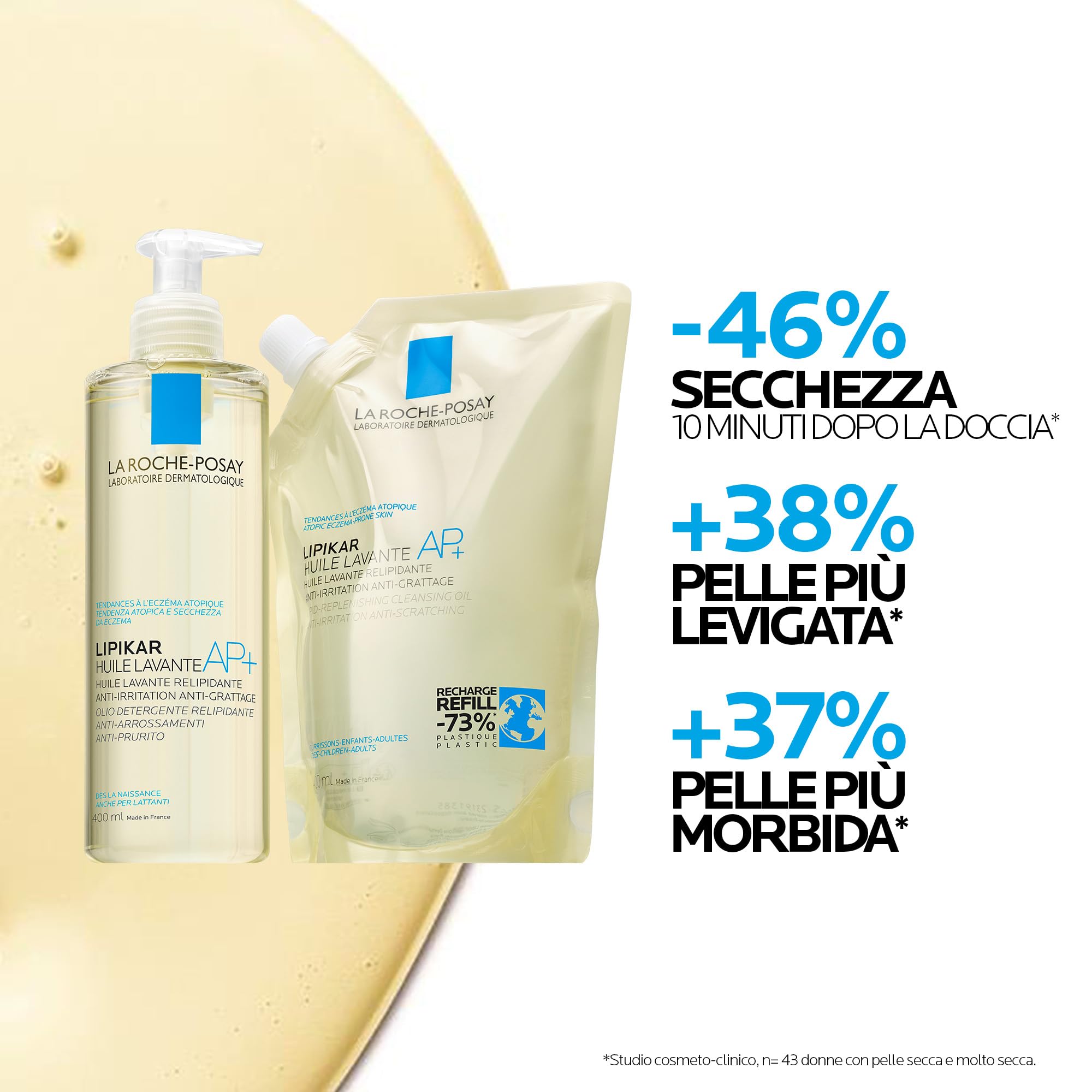 la-roche-posay-lipikar-olio-detergente-ap-ricarica-400-ml image 3
