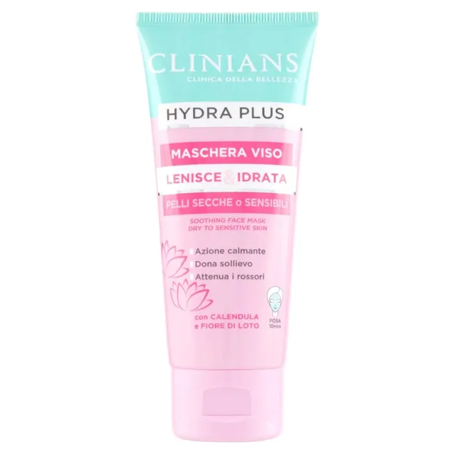 clinians-hydra-plus-maschera-viso-lenitiva-idratante-75ml image 1