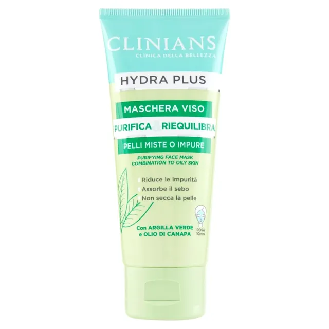 clinians-hydra-plus-maschera-viso-purificante-75-ml image 1