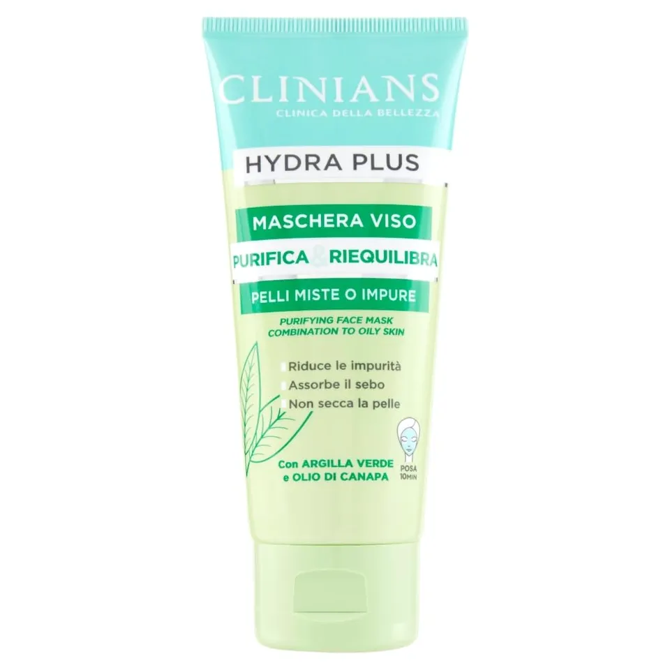 clinians-hydra-plus-maschera-viso-purificante-75-ml image 1