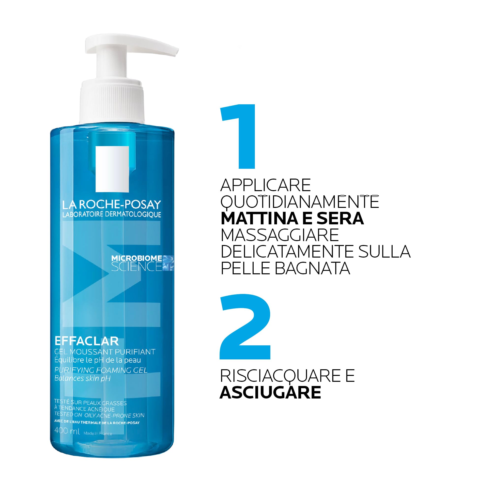 la-roche-posay-effaclar-gel-detergente-schiumogeno-purificante-400-ml-2 image 7