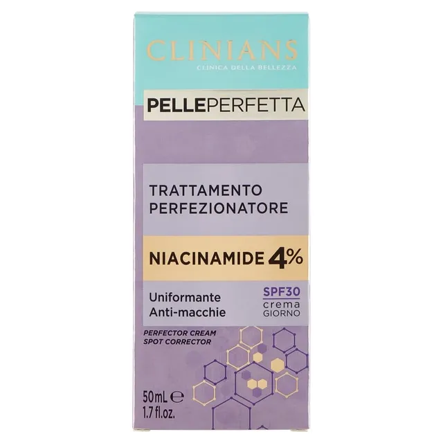 clinians-pelle-perfetta-crema-niacinamide-4-spf30-50-ml image 1