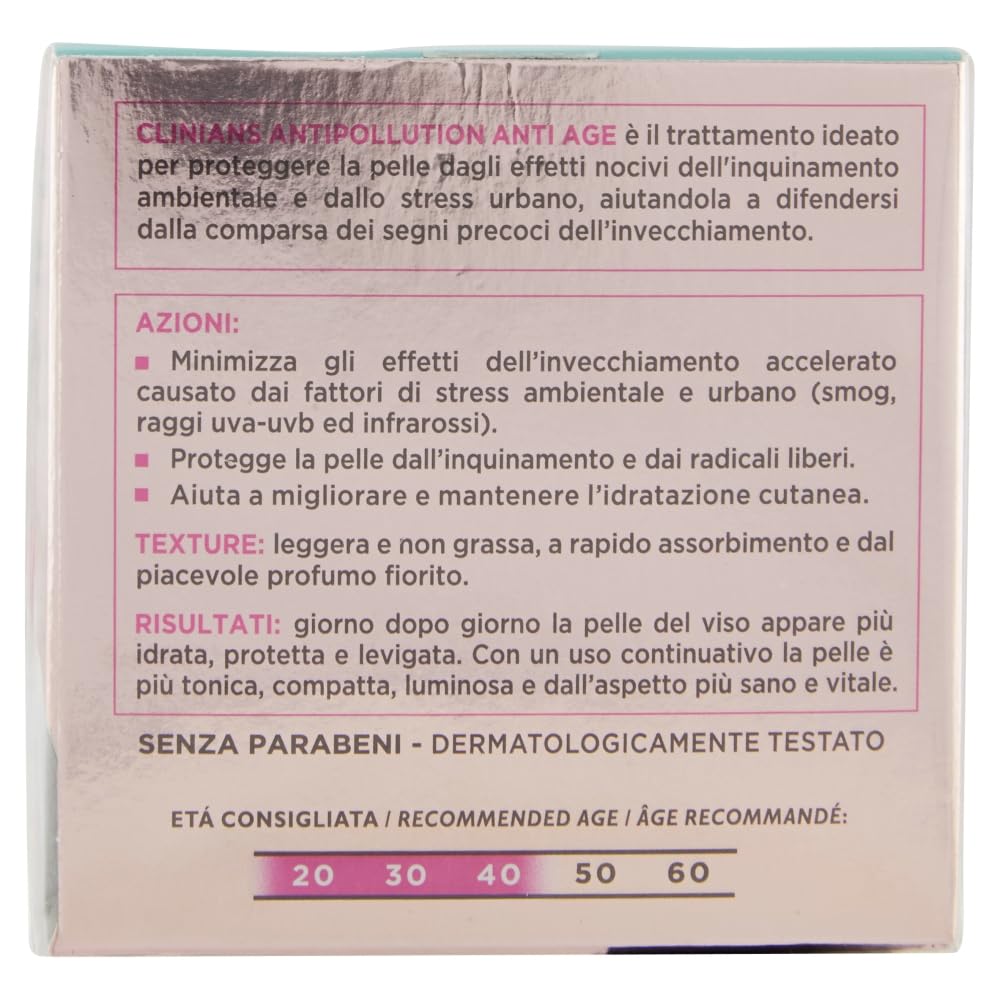 clinians-trattamento-antiage-protettivo-antipollution-spf15-50ml image 2