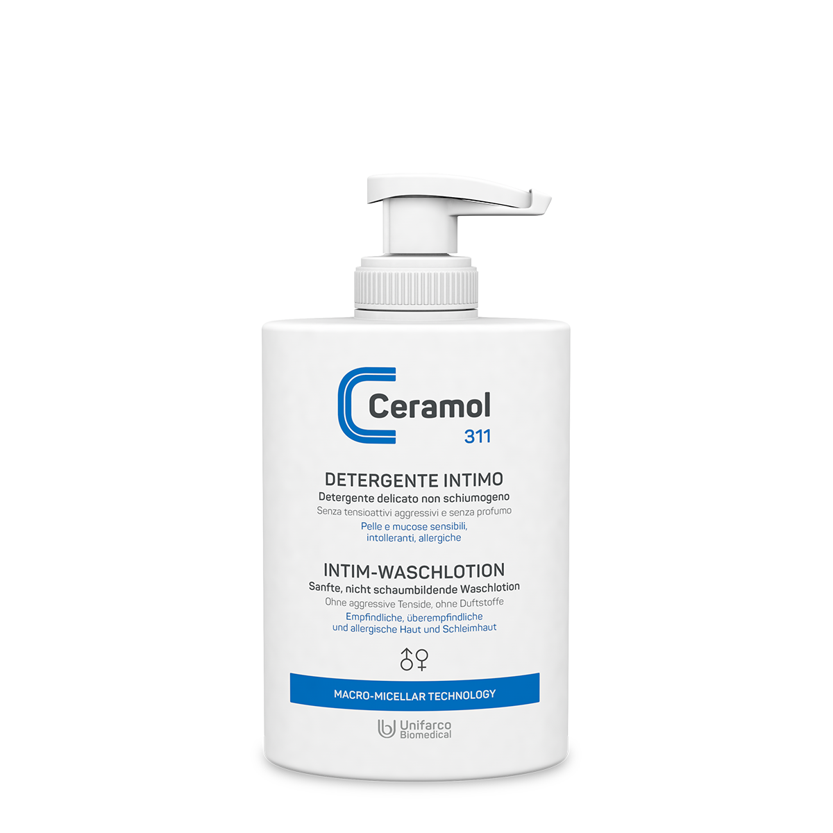 ceramol-detergente-intimo-250-ml-igiene-lenitiva-ph-compatibile image 1