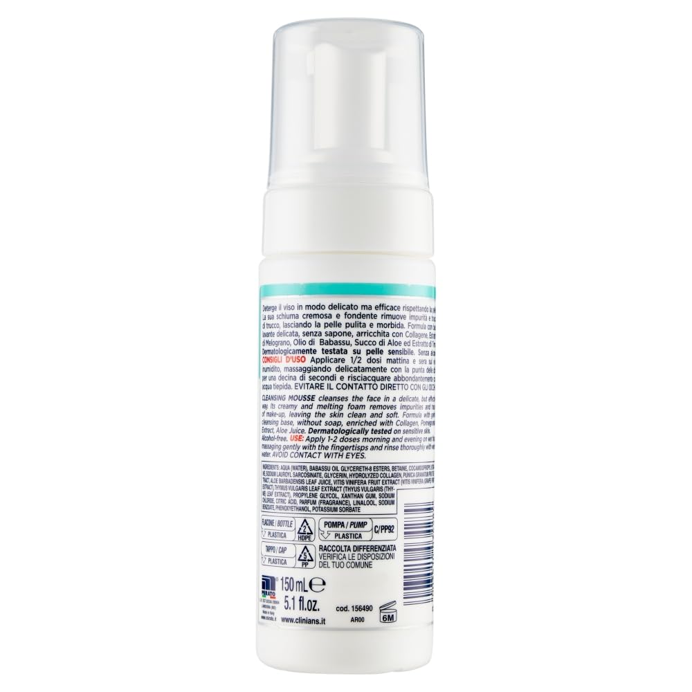 clinians-antirughe-repair-mousse-detergente-viso-150-ml image 2